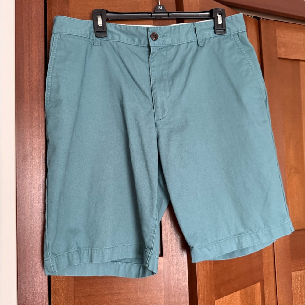 Men’s Dockers Teal Green Flat Front Shorts